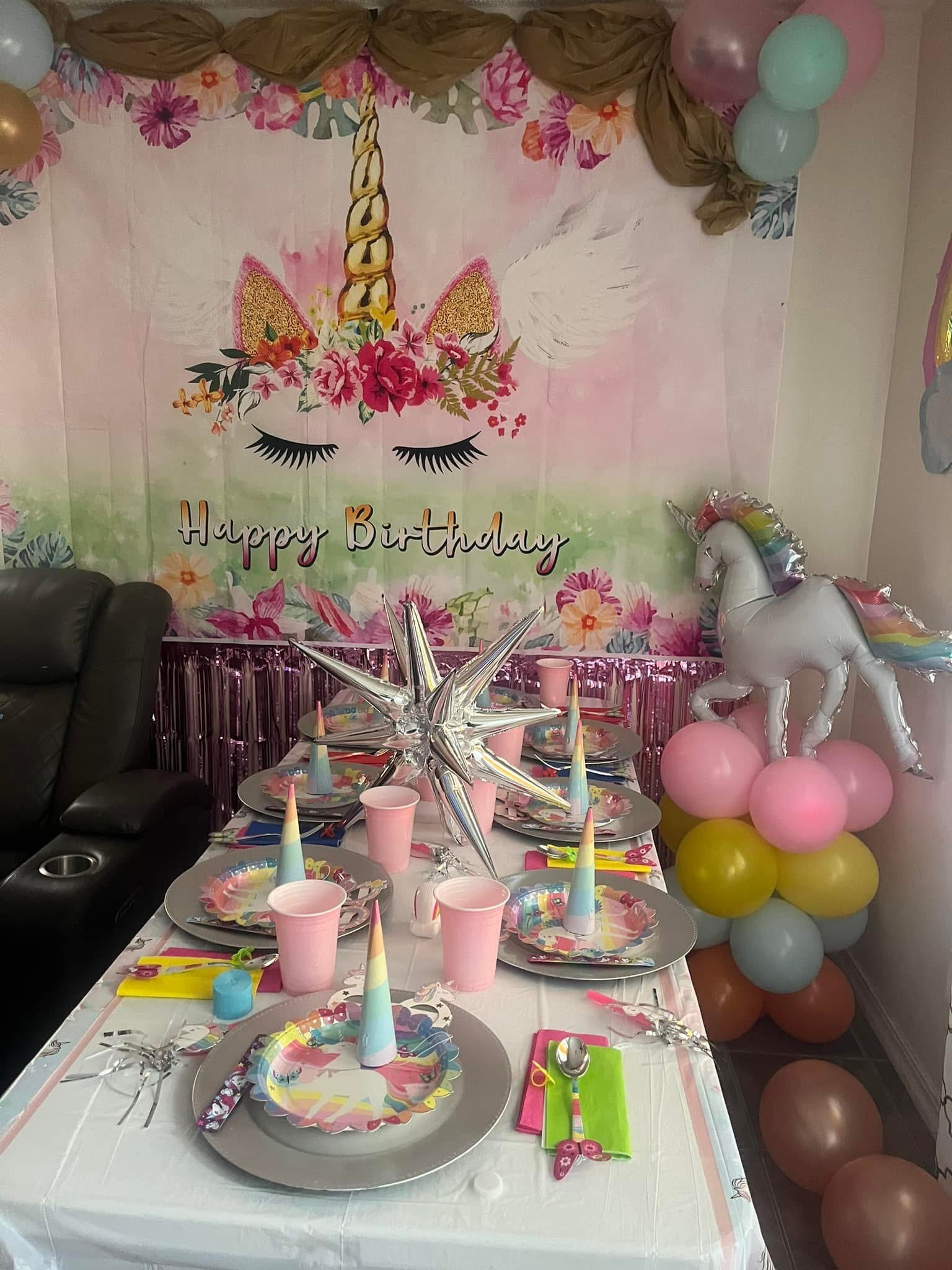 Unicorn Birthday Celebration